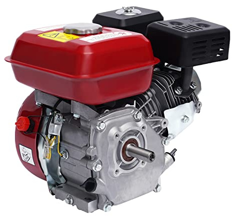 XUEMANSHOP Motor de gasolina,7,5 CV,motor de 4 tiempos con filtro de aire,sistema de refrigeración forzada,motor industrial de 4000 W,motor industrial de 3600 rpm,cortacésped,quitanieves