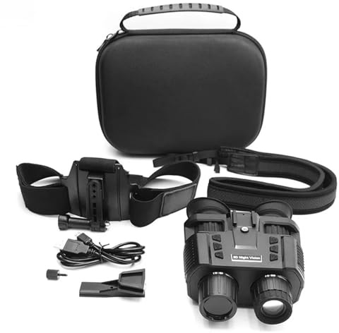 Accesorios para acampar, NV8000-prismáticos de visión nocturna 3D, gafas IR, telescopio profesional HD 1080P, casco montado for caza, Camping, gafas tácticas Accesorios para casco de gafas de visión n