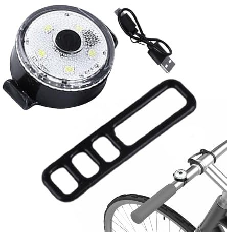 Luces De Bicicleta - Lámpara Trasera De Bicicleta Con Carga USB | Luz De Seguridad Para Bicicletas | Luz Trasera De Liberación Rápida De Ciclo Recargable Por USB | 3 Modos De Iluminación Luz Resistent