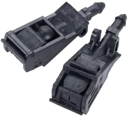HhyY6LL 2 Stück Auto Wischer Düse für VW Beetle Golf Jetta Passat Touareg Rabbit GTI 2001 2002 2003-2008,Auto Frontscheibenwaschanlage Wischerdüse Scheibenwaschanlage Wischerarmdüsen