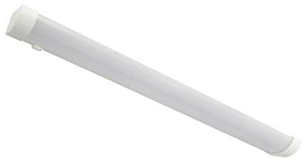 LED Unterbauleuchte mit Schalter B: 59,8 cm IP44 Weiß länglich 4200 K neutralweißes Licht 1720 lm hell Spiegel Wandleuchte Bad Küchenlampe