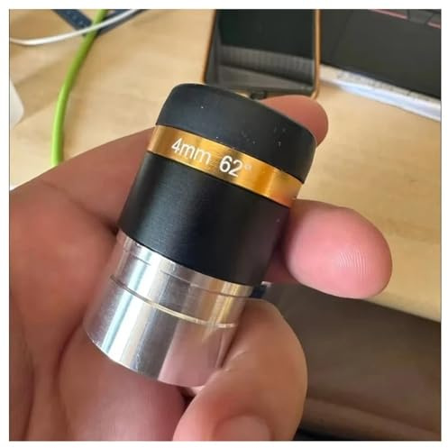 Teleskopzubehör Zubehör for astronomische Teleskope 62 Grad sphärisches Weitwinkel-HD-Okular Teleskop-Okular Teleskopokular(4mm)