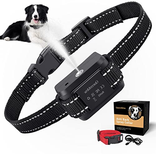 Bubbacare Anti Bark Collars for Dogs, Citronella Dog Bark Collar Stop Dogs Barking, Rechargeable Anti Barking Dog Collars with 2 Straps, Spray Collar Safe & Automatic for Indoor Outdoor