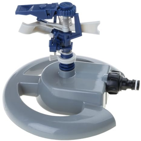 Arroseur de pelouse mobile rotatif à 360 degrés pour arrosage de jardin