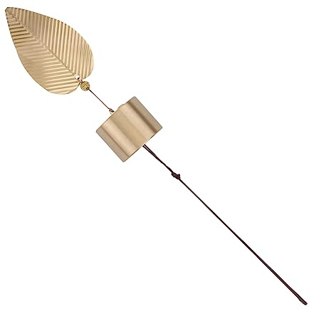 Luxshiny 1 Pieza Campana de Viento de Metal Feng Shui Vintage para Decoración Colgante para Jardín y Ventanas Adorno y Retro para