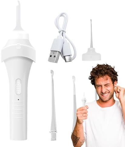 Rimozione Cerume Elettrica Impattato Prurito Pressione Fitta Udito | Estrattore Cerume Elettrico Con Luce Accessorio Forniture Sanitarie Bellezza Per Casa Viaggio Personale Famiglia