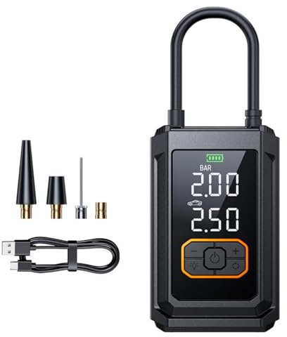 Compressore d'aria multiuso 150PSI Pompe Elettriche Per Veicoli Biciclette Attrezzature Sportive Con Schermo LCD E Funzione Powerbanks Accesso Auto Batteria Ricaricabile Pompe di Aria