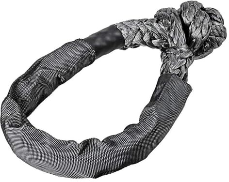 Schäkel für Bergungsseil, synthetisch, mit weichem Schäkel, Ausrüstung für Offroad-Segel, SUV, Abschleppen, Offroad-Bergung von Mountainbikes