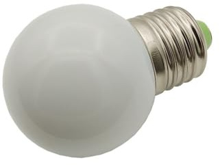 Home Bulbs, Pack of 50, LED Plastic Bulb Light AC110V 1.5W/3W G45 E27/E26/B22 Plastic Lampshade Living Room Bedroom Table Lamp Light Source