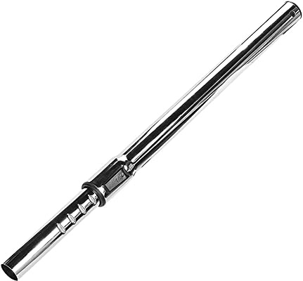 Huiaway 1 1/4 inch 32mm Chrome Telescopic Hose Metal Vacuum Wand Hose Vacuum 1.25inch Extension Wand Extends to 31.9 Inch Long for Most Brand Vacuum
