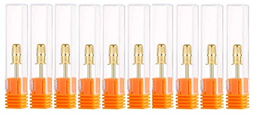 10pcs Mandrel Nail Bit 2.35mm Mandrel Bit Easy-Off Nail Sanding Band Mandrel Shanks Electric Drill Manicure Machine Accessory For Nail Drill