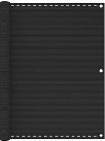 vidaXL Balkongskärm antracit 120x600 cm HDPE