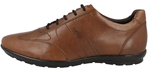 Geox Uomo Symbol B, Scarpe Uomo, Marrone Browncotto, 43.5 EU