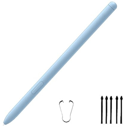 Galaxy Tab S6 Lite Pen Replacement for Samsung Galaxy Tab S6 Lite S Pen (EJ-PP610) Stylus Pen Replacement +Free 5 Tips Light Blue