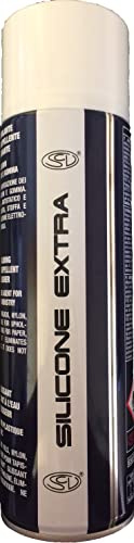 Confezione Silicone Extra Spray 500ml (antiadesivo, scivolante, lubrificante, idrorepellente, protettivo, lucidante) (12)