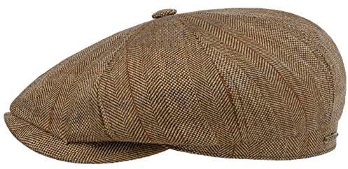 Stetson Hatteras Pascoli Flatcap Elegante Seidencap Made in EU Herren Frühjahr Sommer