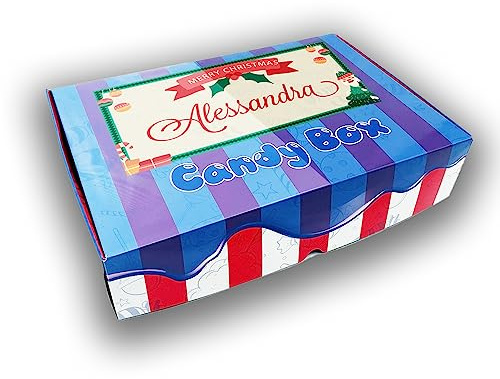 Merry Christmas Candy Box Ape Ice Scatola da 1kg Di Caramelle Gommose Frizzanti Zuccherate Personalizzata Scegli a 6 Gusti Idea Regalo Natale Buone feste Capodanno Epifania Befana Auguri Natalizi