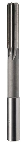 DOLUNTO 2–20 mm HSS-Maschinenreibahle mit geradem Schaft, hochpräzise H7/H8-Reibahle aus weißem Stahl (Farbe : 18mm H7)