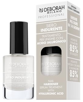 Deborah Milano Professional - Smalto Siero Indurente Unghie, Trattamento Indurente per Unghie Danneggiate e Stressate, 9.5 ml