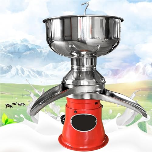 ZIJINGY Electric Milk Skimmer ， Milk Electric Cream Centrifugal Separator, 13.2 Gal/H Stainless Steel Milkshake Butter Separator for Sheep Goat Cow Milk