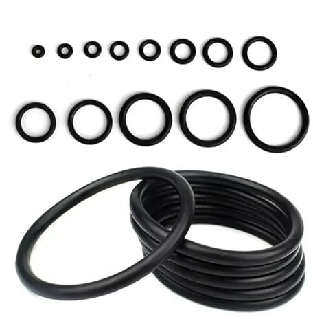 LDHNFBYV 382PCS Zoll O-Ring Kit Reparatur Set Fall Box Sortiment 30 Größe Nitril Gummi Ring Dichtung Dichtung for Sanitär Automotive