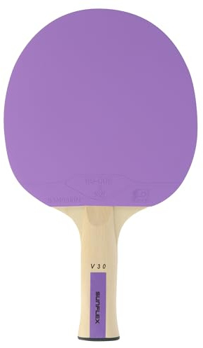 COLORCOMP V30 Bordtennisracketar, 1,5 mm skum, mandarinbeläggning, ITTF-godkänd, lila