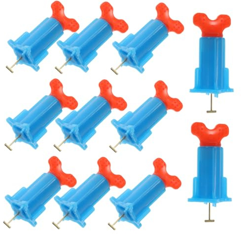 Fliesenausgleichswerkzeug 20 Stück für Präzise Ausrichtung | Pp Ausführung, Blau, für Wand und Bodenfliesen, Selbstgemacht und Profis, Schnelle Positionierung bei Türen