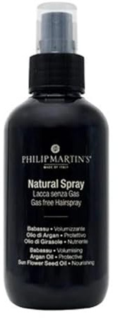Philip Martin's Naturlig spray 150 ml | Lack utan gas ger långvarig volym och har en medium/stark fixering.
