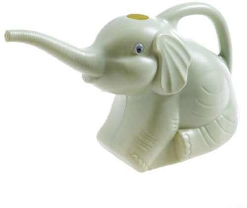 Arrosoir mignon en forme d'éléphant, 2 L pour enfants, matériau PP, forme de dessin animé, pour plantes, jardin intérieur pelouse (vert)