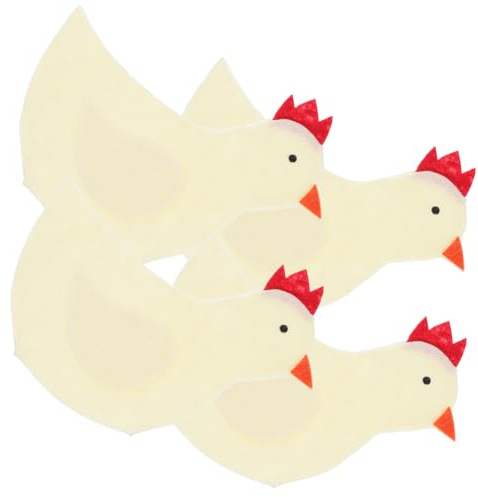 BESTYASH 4pezzi Sacchetti Per Uova Di Stoffa Di Sacchetti Per Uova Di Pasqua Copriuova Portatile Per Uso e Feste Decorazioni Forma Di Per Pasqua