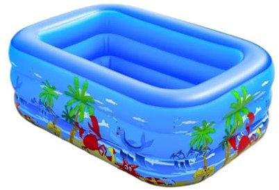 TUANZUN Piscine Enfant, Piscine Gonflable Enfant Piscine Gonflable for Adultes, pataugeoire Gonflable for Jardin, Cour, intérieur ou été, Jeux Aquatiques, Moments de détente en Famille