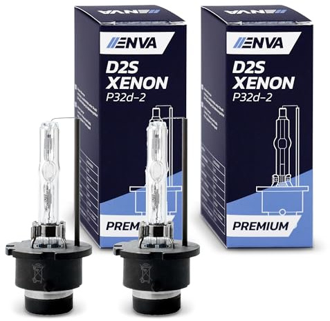 ENVA 2x Ampoule Xenon Brûleur D2S Premium 4300K