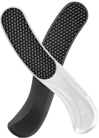 Ousuwo 2-in-1 Nano Glass Callus Remover per piedi – Lima professionale per pedicure e raschietto per pelle dura, efficace per talloni, pelle morta e rimozione dei calli per la cura dei piedi a casa