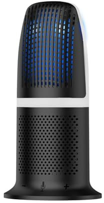 Kavolet Kondensatormikrofon mit Rauschunterdrückung und Benutzerfreundlicher Touch-Steuerung, Bipolares Muster, Stabile Halterung, Ideal für Gaming, Streaming, Plug-and-Play-Mikrofon für PC und