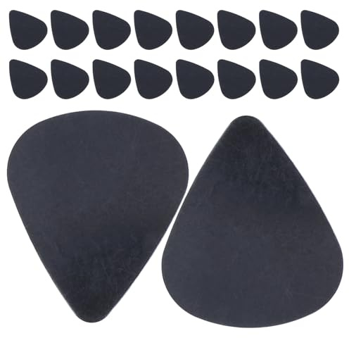 Schwarze Gitarrenplektren 0, 5mm 30 Stück für Akustikbass | Kunststoff, Flexibel mit Angenehmem Griff, für Auftritte und Üben, Saiteninstrument Zubehör