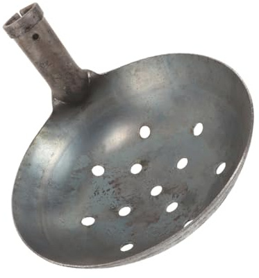 DECHOUS Pelle à Tamis en Métal pour Jardinage Louche Filtrante Perforée Pelle à Trous Solide pour Nettoyage des Boues et Déchets Outil Manuel Polyvalent pour Entretien Extérieur
