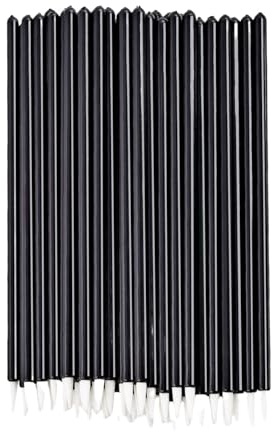 Lot de 50 pinceaux pour extensions de cils, rouge à lèvres, bâtons de fard à paupières, pinceau