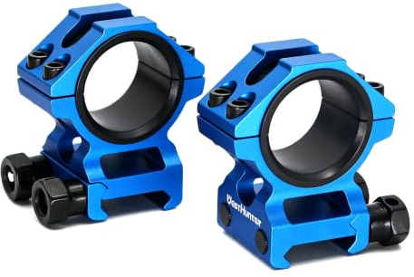 WestHunter Optik 20 mm Picatinny Zielfernrohr Montage, 25,4 mm 30 mm Präzision Zielfernrohr Ringe | Blue
