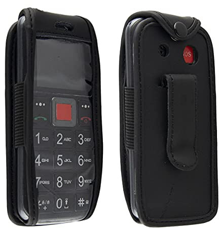 caseroxx Ledertasche mit Gürtelclip für Easyfone Prime-A5