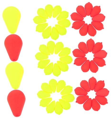 Toddmomy 100pcs Fishing Float Tube Sea Fishing Floats Bright Coarse for Pole Sturdy Bobbers Equipment