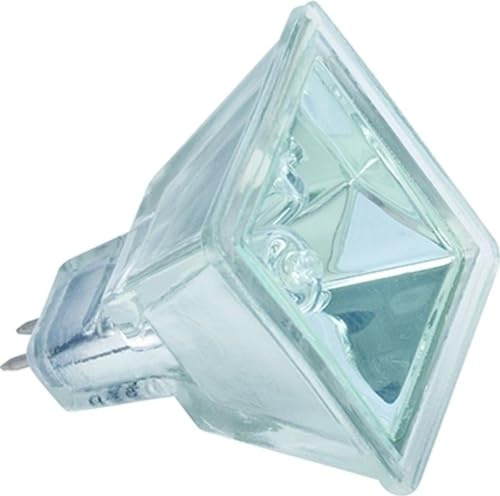Lighto Quadro Reflektorlampe 12V GU5.3 50W Dimmbar | MR16 Halogenlampe/Halogen Leuchtmittel, Halogen Spot 2700-3300K Warmweiß - Ø50mm - 1 Stück