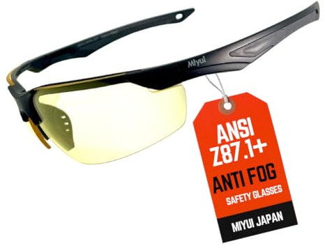 MIYUI JAPAN Occhiali Anti-Appannamento per Tiro, Occhiali da Caccia, Occhiali di Sicurezza Militari, Occhiali di Protezione Tattici Balistici, Occhiali per Airsoft