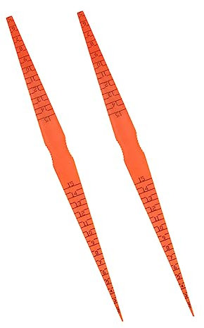 Toyvian 2pcs Car Door Panel Gap Alignment Gauge Plastic Snake Ruler for Vehicles Body Measuring Positioning Alignment Tool