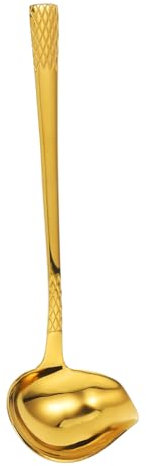 Cabilock 1pièce Cuillère à Sauce Acier Avec Bec Verseur à Gravy Et Soupe Ustensile De Cuisine Élégant Et Pratique Pour Sauces Et Huiles Design Unique Et Fonctionnel