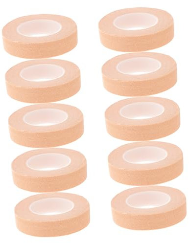 ERINGOGO 10 Stück Guzheng Finger Tape Chinesisches Zither Finger Klebeband Tearable Silk Finger Tape (hautfarbe)