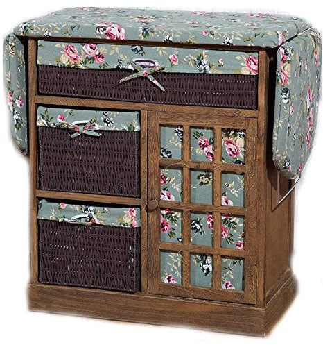 Tabla de Planchar Plegable Creativa, Armario de Planchado de Madera Maciza, Mueble práctico, Cesta de Almacenamiento con múltiples Compartimentos, Tabla de Planchar, Bandeja de Plancha de AC