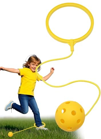 Skip Ball - Fußschwingen Spielzeug, Rotating Sprungring | Outdoor-Balance-Trainingsspiele, Weiche Beinübungsausrüstung Für Aktives Spiel Für Vorschulkind Körperliche Aktivität Und