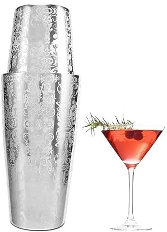 Shaker Cocktail,Shaker Caffe Freddo Shaker For Cocktail In Acciaio Inossidabile 304 Con Design Creativo Inciso, Boston