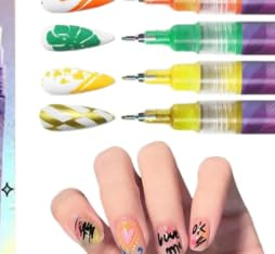 Nail Art Pens, 12 (1 Set)
