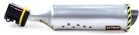 Fahrrad Sound Generator, Realistisches Motorrad Sound System, Einfacher Felgenmontage ohne Batterie, Robuster Kunststoff, Lautstärkeregler, Cooles Fahrradzubehör Geschenk